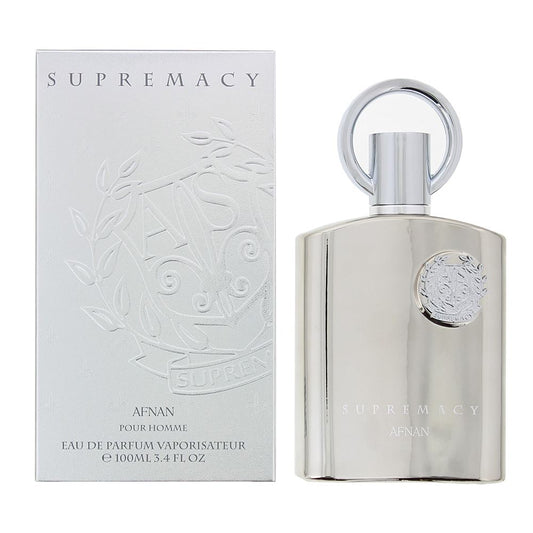 Afnan Supremacy Silver Pour Homme Eau de Parfum 100ml Mens Fragrance Spray