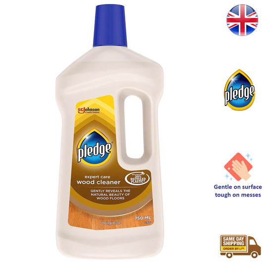 Pledge Expert Care Wood Floor Cleaner Shines Surface Original 750ml