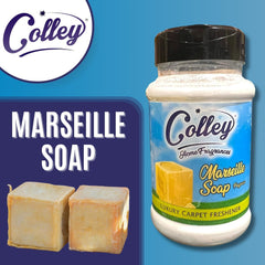 Colley Home Fragrances Marseille Soap Fragrance Carpet Rug Freshener Powder 500g