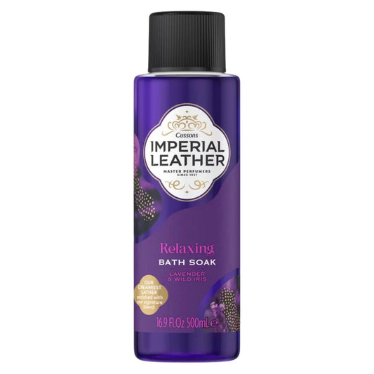 Imperial Leather Relaxing Bath Soak Lavender & Wild Iris Loosen Your Body 500ml