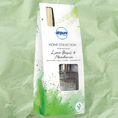 Airpure Home Collection Reed Diffuser Air Freshener Lime Basil & Mandarin 30ml