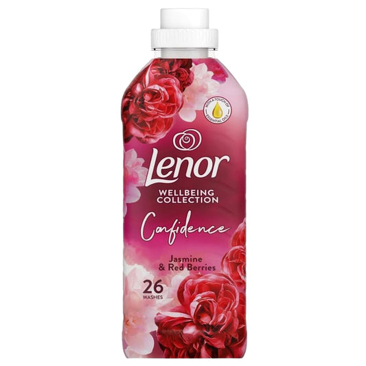 Lenor Fabric Conditioner Freshener Liquid Jasmine & Red Berries 26 Washes 858ml