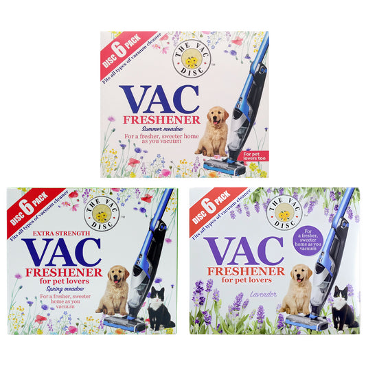 Vac Freshener Disc Extra Strength Fits All Vacuum 3 Pcs Bundle Set