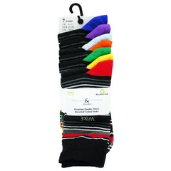 William & Edwards London Mens Socks Cotton Material Striped Colours Uk 6-11