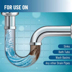 Kilrock Slam Plughole Unblocker Bathroom Hair Clog Dirt Cleaner