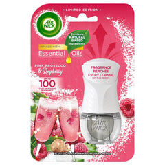Air Wick Plug In Refills Air Freshner Pink Prosecco Raspberry Scent Oil 19ml X1