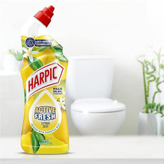 Harpic Active Fresh Toilet Gel Cleaner Lasting Fragrance Citrus 750ml