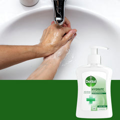 Dettol Anti Bacterial Aloe Vera Hydrate Liquid Handwash Pump Soft On Skin 250ml