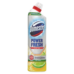 Domestos Power Fresh Toilet Gel Surface Cleaner Lime Fresh 750ml