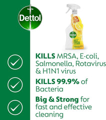 Dettol Clean & Fresh Multipurpose Cleaner Spray Dirt Grease Remover Citrus 1L