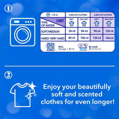 Asevi Laundry Detergent Deep Ocean Concentrated White Fabrics 44 Washes 2376ml