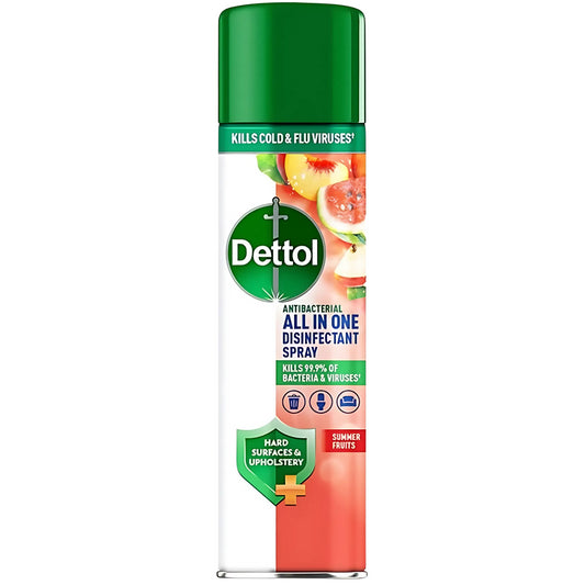 Dettol All In One Disinfectant Spray Summer Fruits Surface Odour Remover 300ml