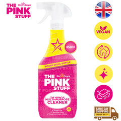 The Pink Stuff Miracle Multi-Purpose Surface Cleaner Spray Grease Remover 850ml