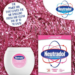 Neutradol Gel Power Orb Odour Destroyer Air Freshener Fresh Pink 135G