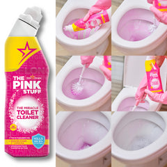 The Pink Stuff Miracle Toilet Cleaner Thick Cleaning Action Gel 750ml Limescale
