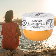 Babaria Tanning Jelly Spf 15 Medium Sun Reflections Carrot & Vitamin E 300ml