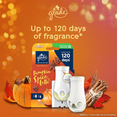 Glade Electric Plugins Scented Oil Refill Air Freshener Pumpkin Spice Latte 20ml