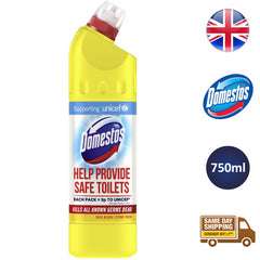 Domestos Thick Bleach Surface Cleaner Stain Remover Citrus Fresh 750ml