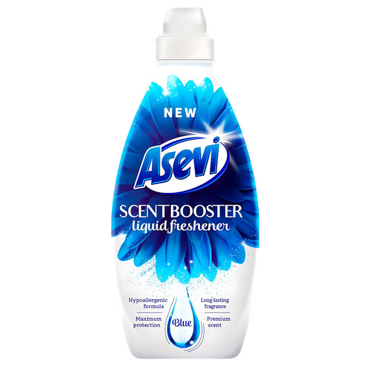 Asevi Laundry Scent Booster Blue Liquid Freshener Fragrance 36 Washes 720ml