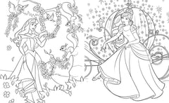 Disney Princess Mega Colouring Book Favourite Characters For Kids Boys Girls