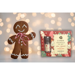 Pan Aroma Christmas Fragrant Oils Gift Set Gingerbread Spiced Orange Apple Cinam