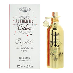 Cuba Authentic Crystal For Women Eau de Parfum 100ml Womens Fragrance Spray