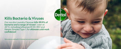Dettol Laundry Sanitiser Anti Bacterial Cleanser Clothes Fabric Fresh Cotton 1L