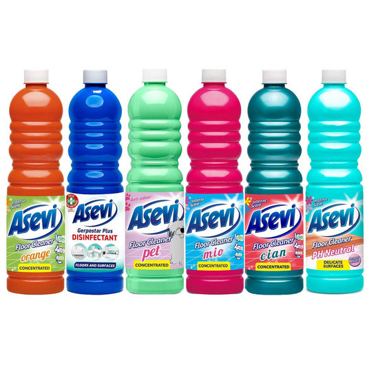 Asevi Cleaning Product Bundle Surface Floor Cleaner Liquid Dirt Remover 1L