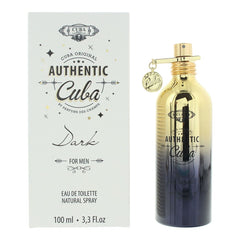 Cuba Authentic Dark For Men Eau de Toilette 100ml Mens Fragrance Spray