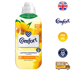 Comfort Fabric Conditioner Long Last Fragrance 33 Washes Sunshiny Days 990ml