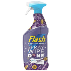 Flash Spray Wipe Done Glass Mirror Floor Sink Cleaner Sugarplum Delight 800ml