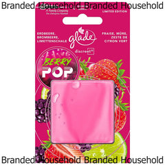 Glade Discreet Refills Air Freshener Home Office Room Fragrance Berry Pop 8G