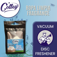 Colley Home Fragrances Ropa Limpia Fragrance Vacuum Discs (4 Pack / 34g)