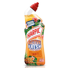 Harpic Active Fresh Toilet Gel Cleaner Lasting Fragrance Tropical 750ml
