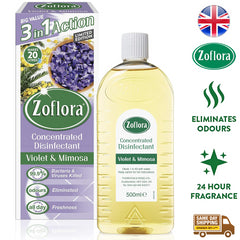 Zoflora Multipurpose Concentrated Disinfectant Violet & Mimosa Cleaner 120ml