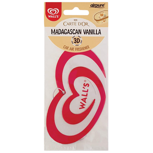 Walls Hanging Car Air Freshener Odor Neutralizer Fragrance Madagaskan Vanilla