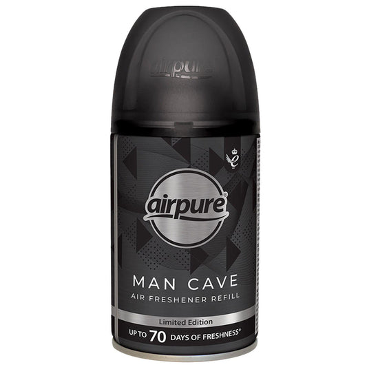 Airpure Air Freshener Refill Home Room Fragrance Spray Man Cave 250ml