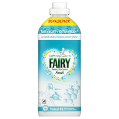 Fairy Laundry Fabric Softener Clothes Fresh Almond Milk & Manuka 50 Wash 1.65L