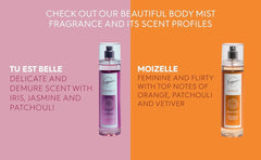 Designer Fragrances Body Mist Moizelle Fragrance Freshens Skin 250ml