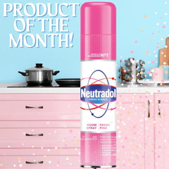 Neutradol Room Aerosol Spray Air Freshener For Kitchen Office Fresh Pink 300ml