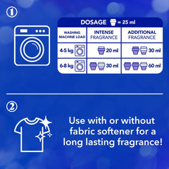 Asevi Laundry Scent Booster Blue Liquid Freshener Fragrance 36 Washes 720ml