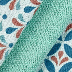 Spontex Microfibre Mosaik Cloth Washable Dirt Remover Grease Cleaner 3Pk