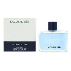 Lacoste Live Eau de Toilette 75ml Mens Fragrance Spray