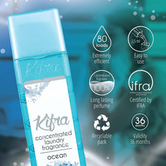 Kifra Ocean Concentrated Laundry Rinse Fragrance Gentle Clothes 80W 200ml