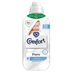 Comfort Fabric Conditioner Hypoallergenic 33 Washes Pure 990ml