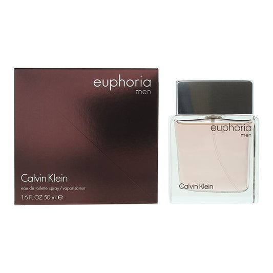 Calvin Klein Euphoria Men Eau de Toilette 50ml Mens Fragrance Spray
