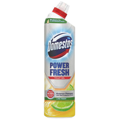 Domestos Power Fresh Toilet Gel Surface Cleaner Lime Fresh 750ml