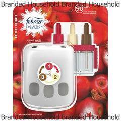 Febreze 3Volution Air Freshener Plug In Refills Room Diffuser Spiced Apple