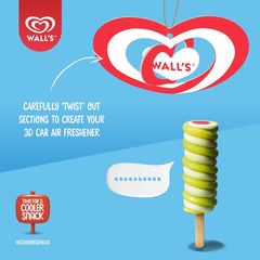 Walls Hanging Car Air Freshener Odor Neutralizer Fragrance Madagaskan Vanilla