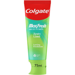 Colgate Max Fresh Frutt Fusion With Zesty Lime Lasting Freshness Toothpaste 75ml